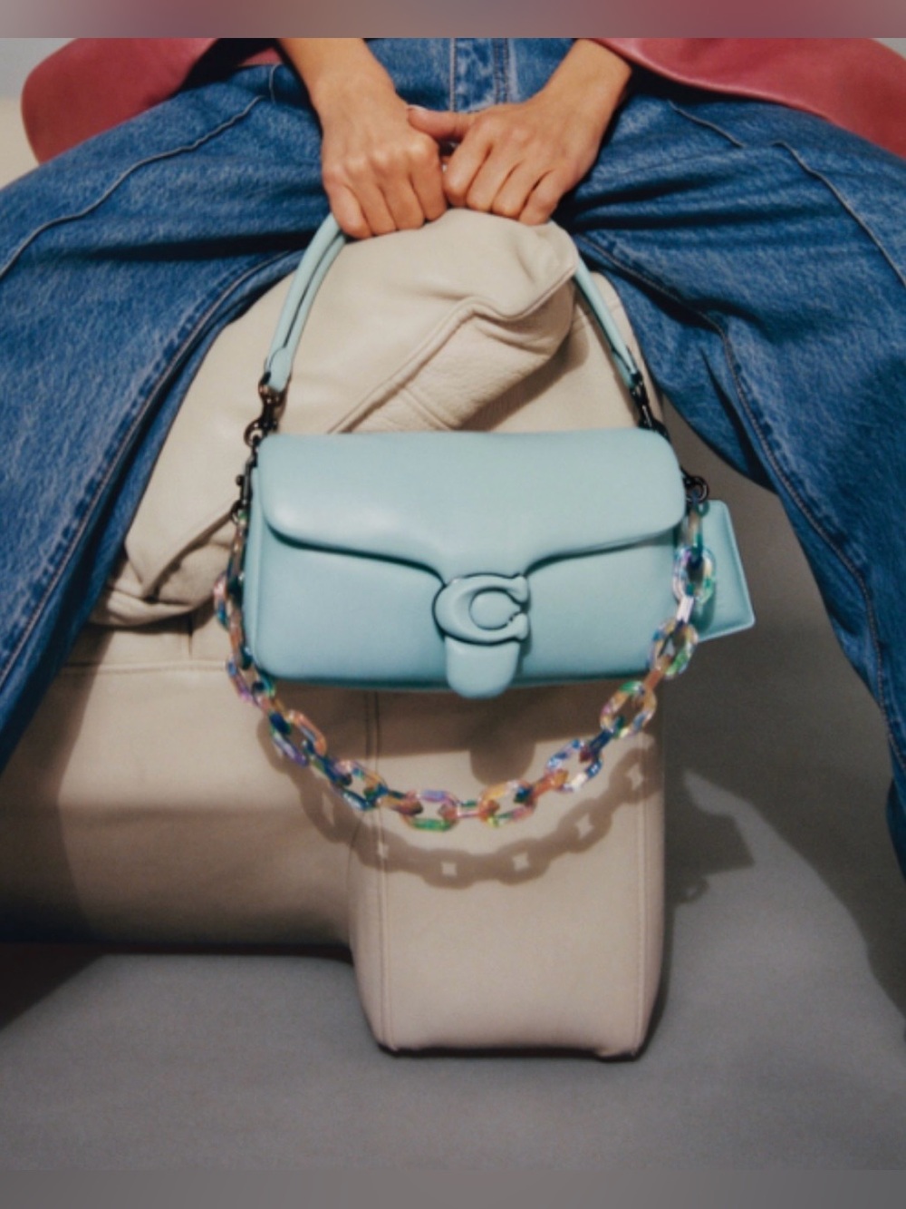 Coach Tabby with rare resin strap